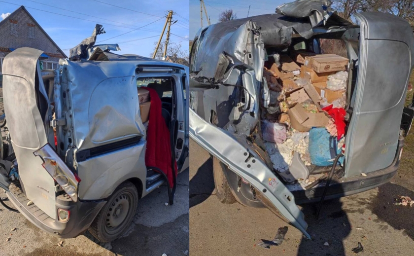 У Марганецькій громаді ворожий дрон поцілив в авто: постраждали двоє людей